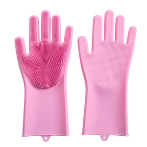 MagicScrub™ 4 Pcs Silicone Washing Gloves (Buy One Get One Free)